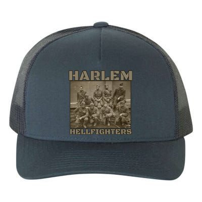 Black Military History Usa Black History Harlem Hellfighters Gift Yupoong Adult 5-Panel Trucker Hat