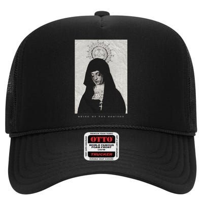 Bring Me Horizonnun Art High Crown Mesh Back Trucker Hat