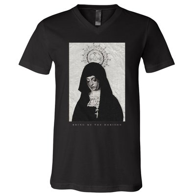 Bring Me Horizonnun Art V-Neck T-Shirt