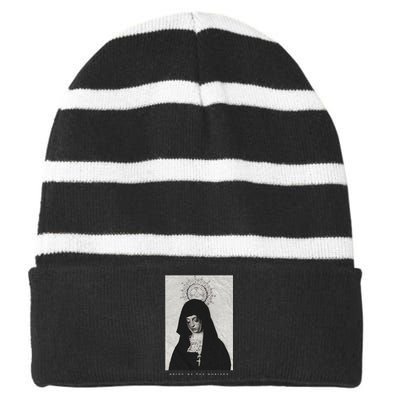 Bring Me Horizonnun Art Striped Beanie with Solid Band