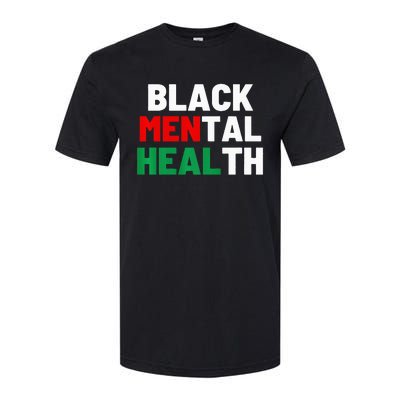 Black Mental Health Matters Softstyle® CVC T-Shirt