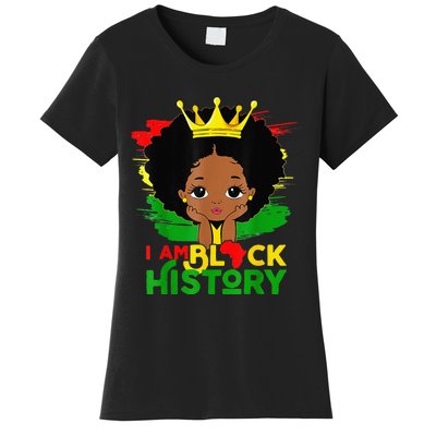 Black Melanin  I Am Black History Month Women's T-Shirt