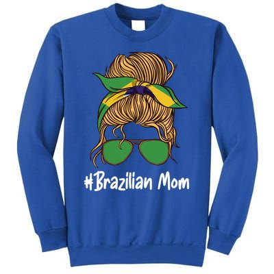 Brazilian Mom International Brasil Flag Mothers Day Gift Sweatshirt