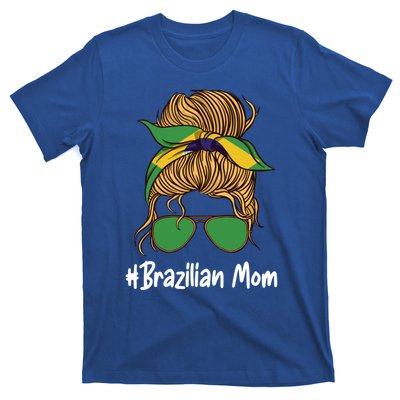 Brazilian Mom International Brasil Flag Mothers Day Gift T-Shirt