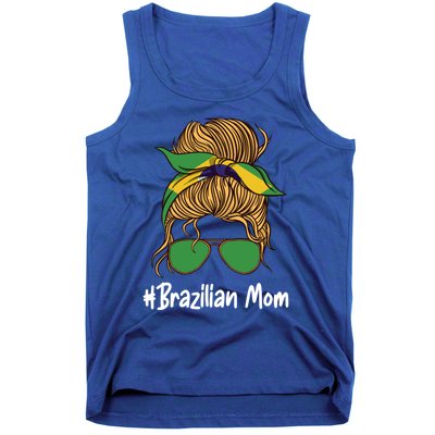 Brazilian Mom International Brasil Flag Mothers Day Gift Tank Top