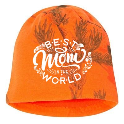 Best Mom In The World Cute Gift Kati - Camo Knit Beanie