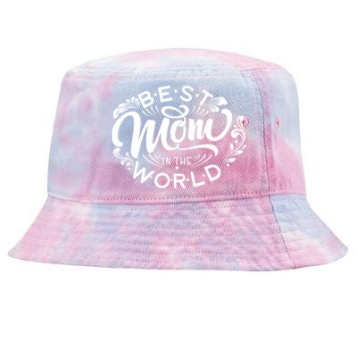 Best Mom In The World Cute Gift Tie-Dyed Bucket Hat