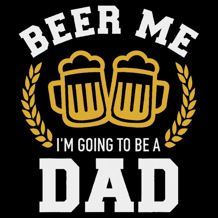 Beer Me I'm Going To Be A Dad Baby Announcement 16 in Basic Backpack