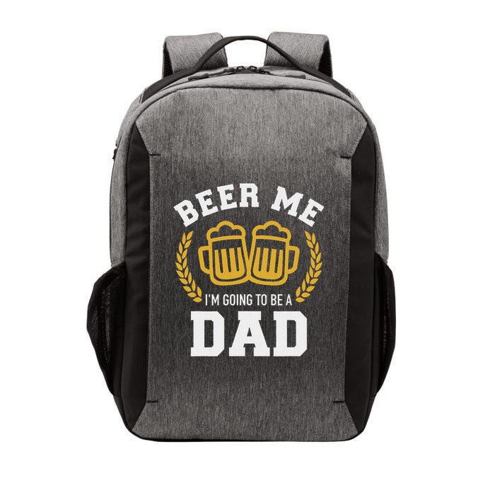 Beer Me I'm Going To Be A Dad Baby Announcement Vector Backpack