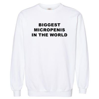 Biggest Micropenis In The World Top Trending Garment-Dyed Sweatshirt