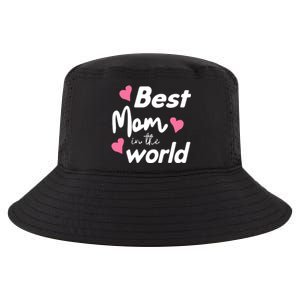 Best Mom In The World Mothers Day Heart Cool Comfort Performance Bucket Hat