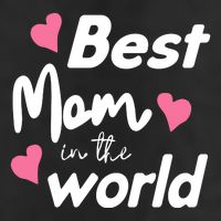 Best Mom In The World Mothers Day Heart Adult Drive Performance Visor