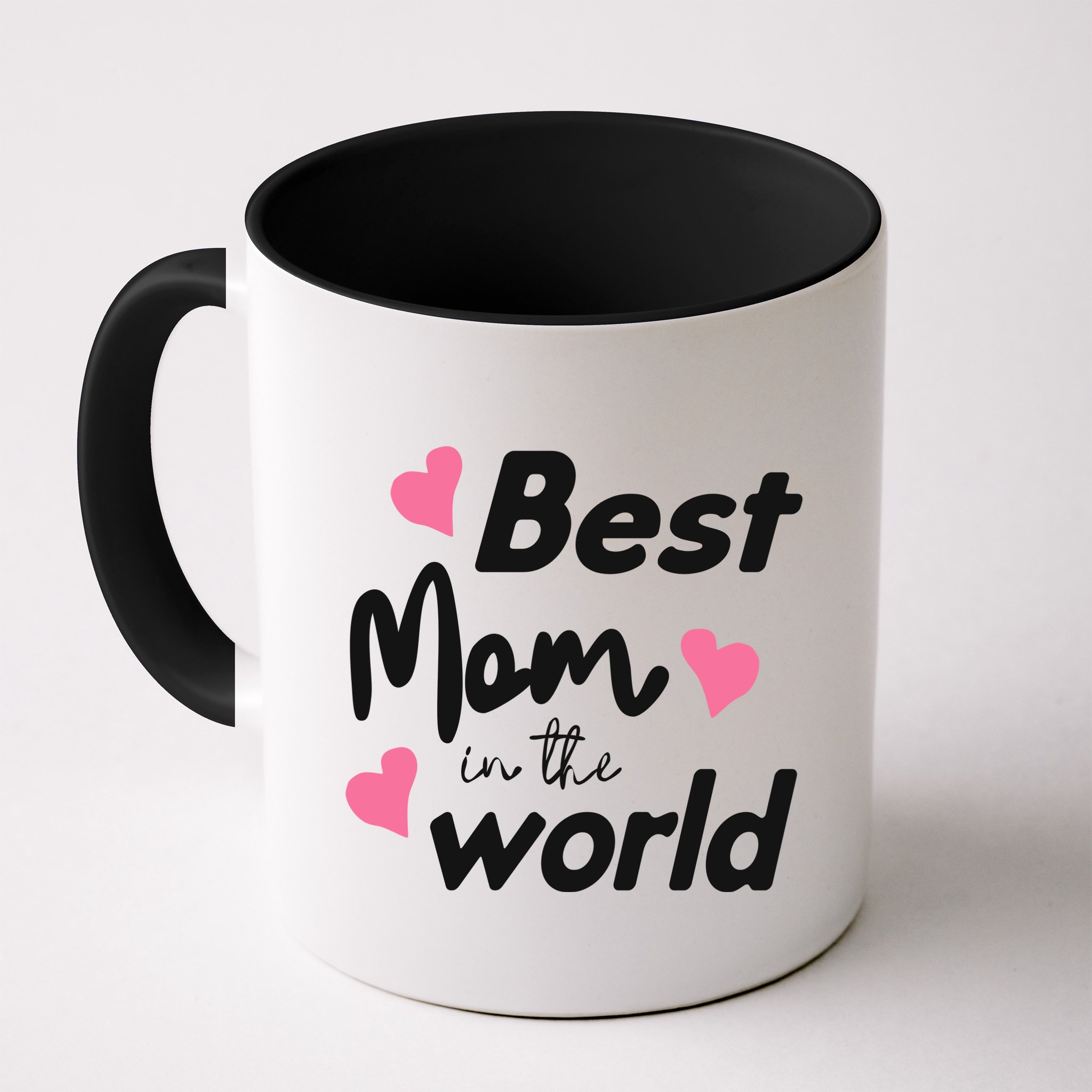 Best Mom In The World Mothers Day Heart Mug