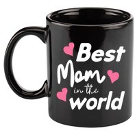 Best Mom In The World Mothers Day Heart 11oz C Handle Ceramic Mug