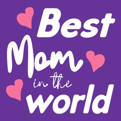 Best Mom In The World Mothers Day Heart T-Shirt
