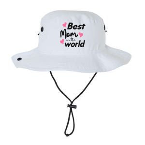 Best Mom In The World Mothers Day Heart Legacy Cool Fit Booney Bucket Hat