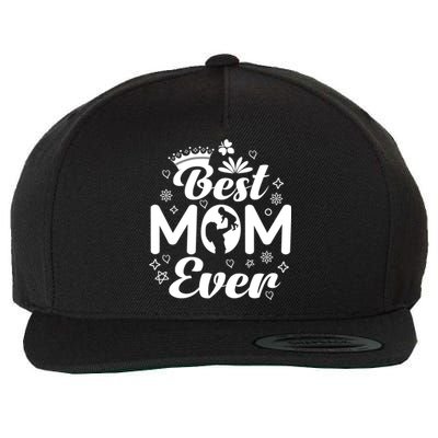 Best Mom In The History Of Ever Mothers Day For Mommy Gift Wool Snapback Cap