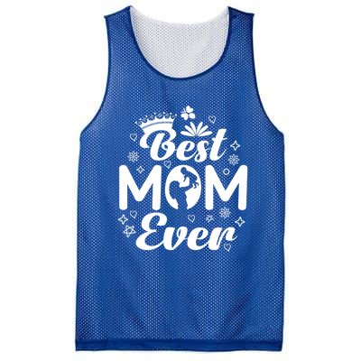 Best Mom In The History Of Ever Mothers Day For Mommy Gift Mesh Reversible Basketball Jersey Tank