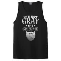 Bearded Man ItS Not Gray ItS Chrome Funny Beard PosiCharge Competitor Tank