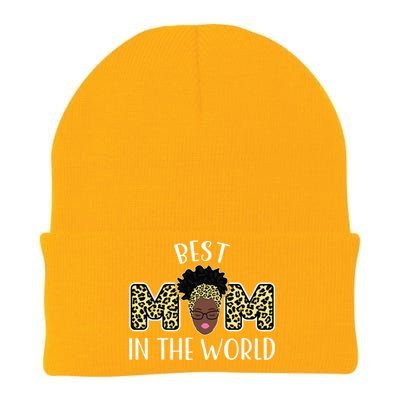 Best Mom In The World Family Gift Knit Cap Winter Beanie