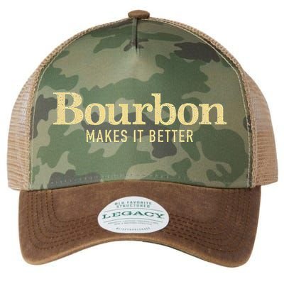 Bourbon Makes It Better Legacy Tie Dye Trucker Hat