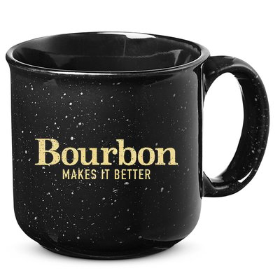 Bourbon Makes It Better 15oz Campfire Ceramic Mug