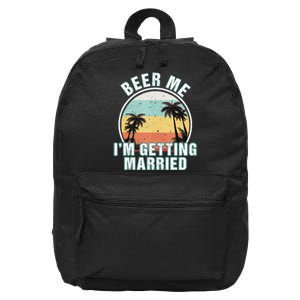 Beer Me Im Getting Married Bachelor Party Apparel For Groom 16 in Basic Backpack