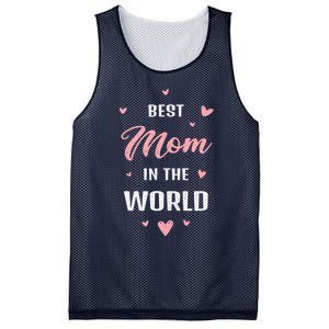 Best Mom in the World Best Mom Ever Mothers Day Design Mesh Reversible Basketball Jersey Tank