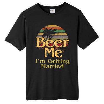 Beer Me Im Getting Married Bride Groom Bachelor Party Gift Tall Fusion ChromaSoft Performance T-Shirt