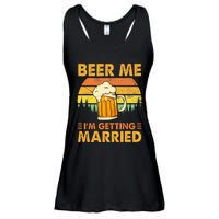 Beer Me Im Getting Married Men Funny Groom Bachelor Party Ladies Essential Flowy Tank