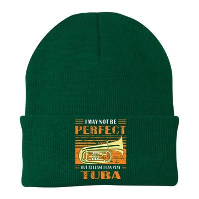 Brass Music Ich Bin Vielleicht Nicht Perfekt Tuba Brass Tuba Knit Cap Winter Beanie