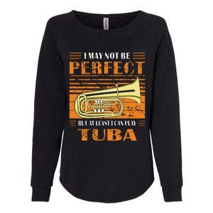 Brass Music Ich Bin Vielleicht Nicht Perfekt Tuba Brass Tuba Womens California Wash Sweatshirt