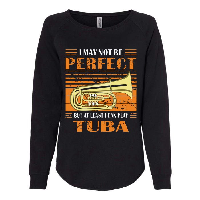 Brass Music Ich Bin Vielleicht Nicht Perfekt Tuba Brass Tuba Womens California Wash Sweatshirt