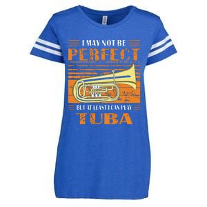 Brass Music Ich Bin Vielleicht Nicht Perfekt Tuba Brass Tuba Enza Ladies Jersey Football T-Shirt