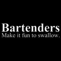 Bartenders Make It Fun To Swallow Funny Bartending Backpack