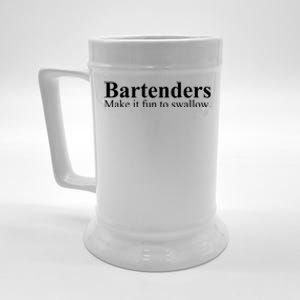 Bartenders Make It Fun To Swallow Gift Funny Bartending Great Gift Beer Stein