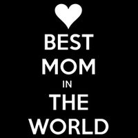 Best Mom In The World Heart Gift Backpack