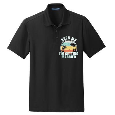 Beer Me Im Getting Married Bachelor Party Apparel For Groom Dry Zone Grid Polo