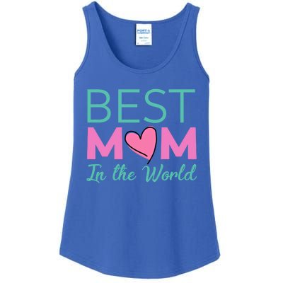 Best Mom In The World Gift For Mom Ladies Essential Tank