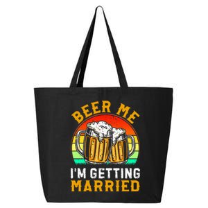 Beer Me IM Getting Married Groom Groomsmen 25L Jumbo Tote