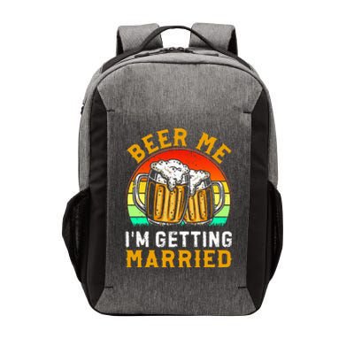 Beer Me IM Getting Married Groom Groomsmen Vector Backpack