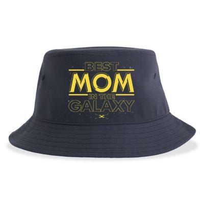 Best Mom In The Galaxy Birthday Mother’S Day Sustainable Bucket Hat