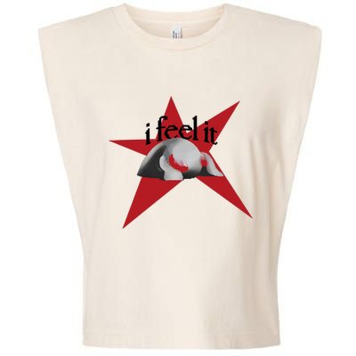 Bean Monster I Feel It Star Garment-Dyed Women's Muscle Tee