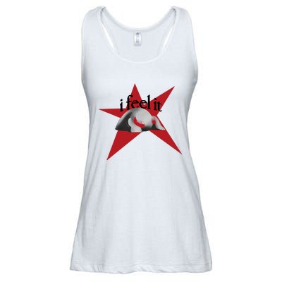 Bean Monster I Feel It Star Ladies Essential Flowy Tank