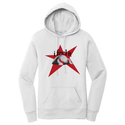 Bean Monster I Feel It Star Women's Pullover Hoodie