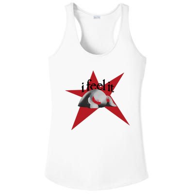 Bean Monster I Feel It Star Ladies PosiCharge Competitor Racerback Tank