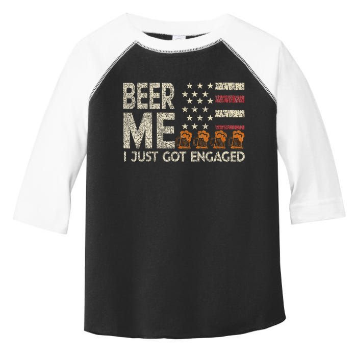 Beer Me I Just Got Engaged Toddler Fine Jersey T-Shirt