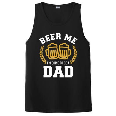 Beer me I'm going to be a dad baby announcement PosiCharge Competitor Tank