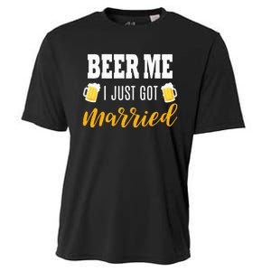 Beer Me I Just Got Married Wedding Gift Cooling Performance Crew T-Shirt