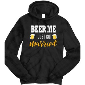 Beer Me I Just Got Married Wedding Tie Dye Hoodie